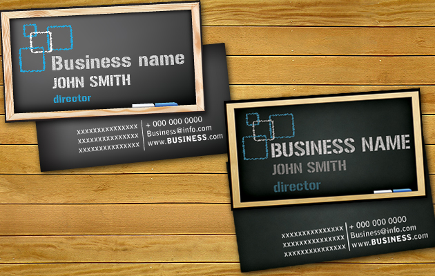 Blackboard Business Cards