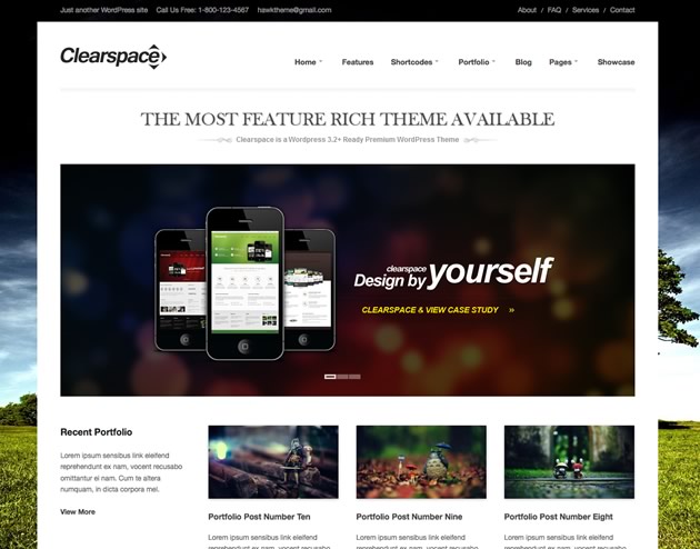 Clearspace – Powerful Business WordPress Theme