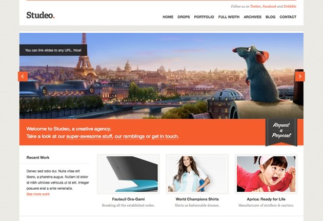 Studeo: Creative Agency / Business WordPress Theme