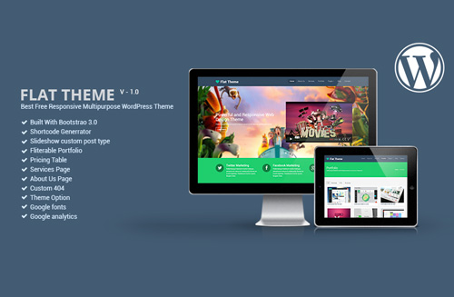 Flat Theme