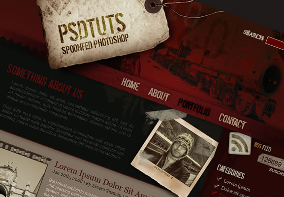 Grundge web design
