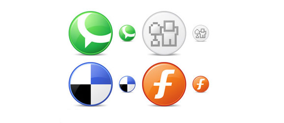 Circle Social Bookmark Icon