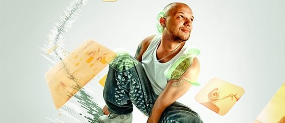 Create a Funky Perspective of a Model Riding Digital Volume