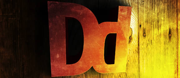 Create 3-D text with some extreme lighting Create 3-D text with some extreme lighting