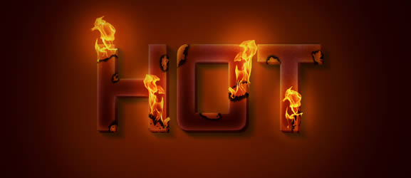 Create a Unique Burning Text Effect
