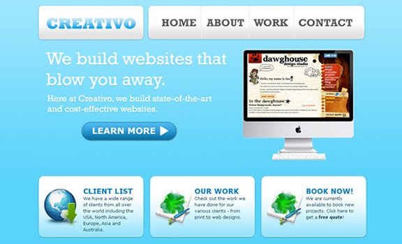 Coding a Clean Web 2.0 Style Web Design from Photoshop