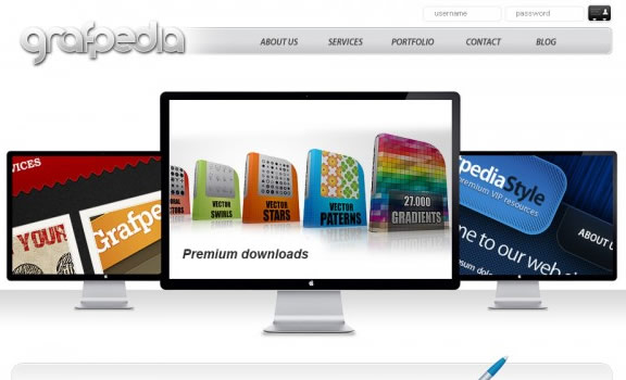 Create an Apple inpired website layout in Photoshop