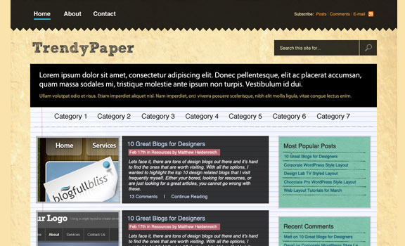 How to Create a “Worn Paper” Web Layout Using Photoshop