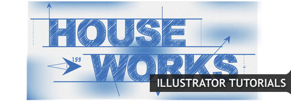 Blueprint-Style Text in Adobe Illustrator