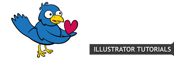 Twitterlove Bird, from sketch to vector 