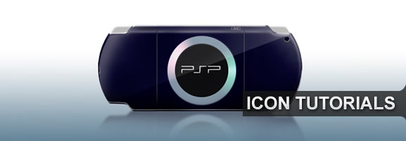 Create A Stylish And Sleek Play-Station Portable Icon