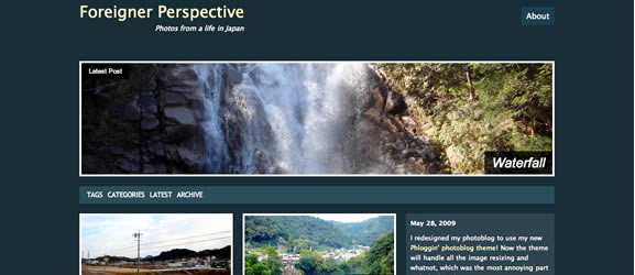 Photoblog theme