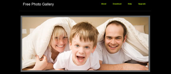 Shutter free photo gallery theme