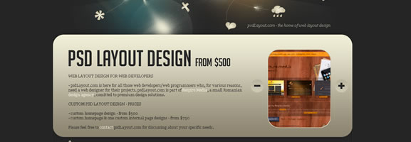 PSD layout