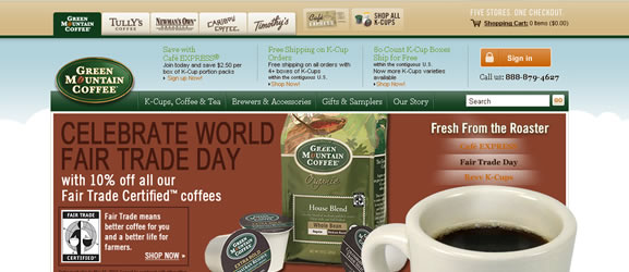 Green mountain coffee