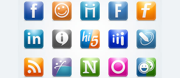 25 Free Social Networking Icons