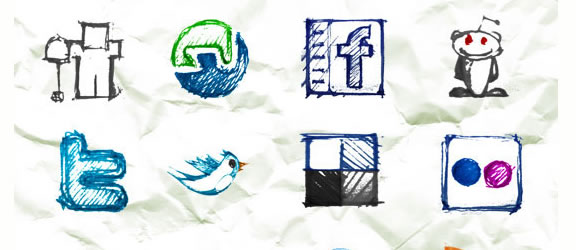 Exclusive Free Hand-Sketched Icon Set