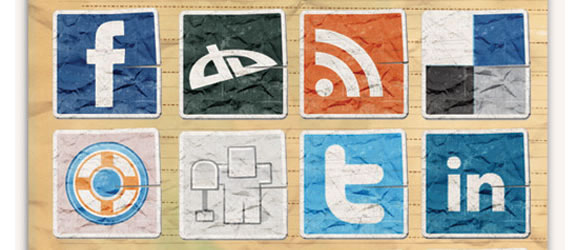 Vintage Icon Set For Bloggers