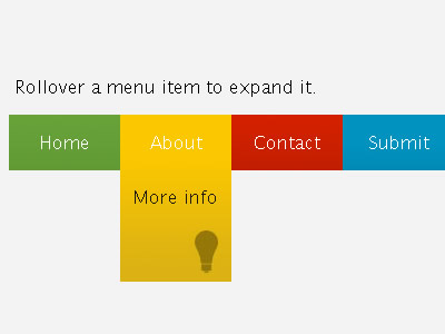 How to Make a Smooth Animated Menu with jQuery