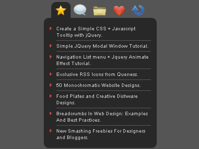 jQuery Tabbed Interface / Tabbed Structure Menu Tutorial