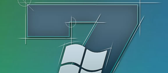 Abstract Windows 7 wallpaper