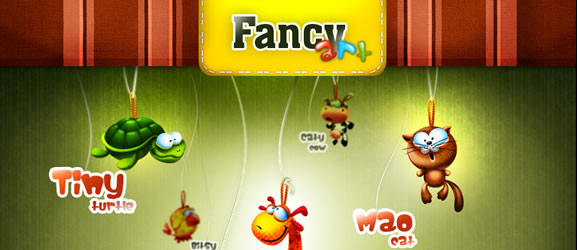 How to draw Theatrical Scene Wallpaper using Cute Animal Icons