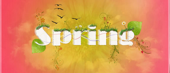 Create a Poster Celebrating the Passing of Spring