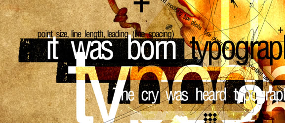 Born typography