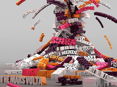 70 wonderful 3d typography