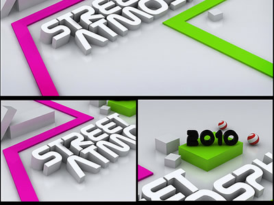 Streetatmosphere 3d typo