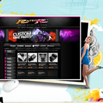 Creative and unique website design layout