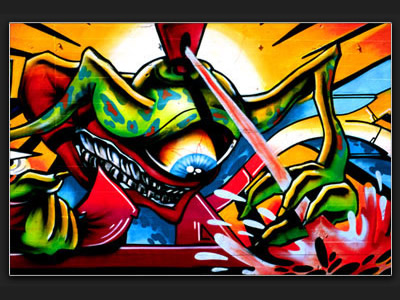Crazy graffiti Crazy graffiti