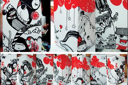 Handdrawn packaging design Handdrawn packaging design