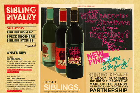 Sibling rivalry wine