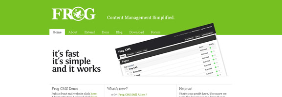 Frog CMS