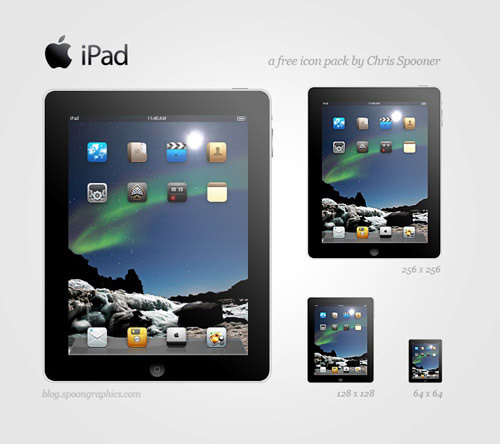 Free Apple iPad Icon Set for Your Website Designs
