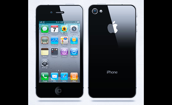 Vector iPhone 4 PSD File 