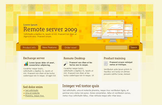 50 Free PSD website templates
