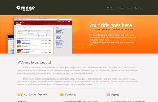 50 Free PSD website templates