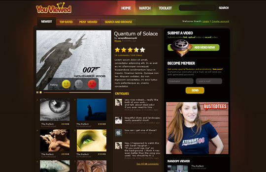 50 Free PSD website templates