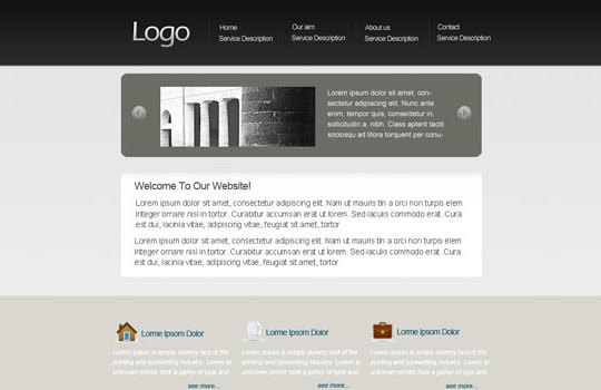 50 Free PSD website templates