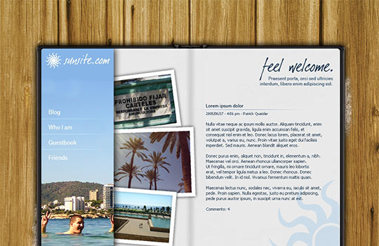 50 Free PSD website templates