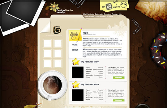 50 Free PSD website templates