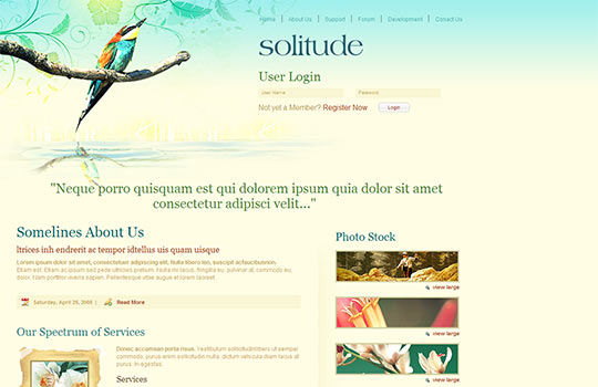 50 Free PSD website templates