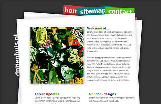 50 Free PSD website templates