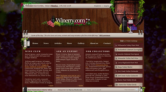 50 Free PSD website templates