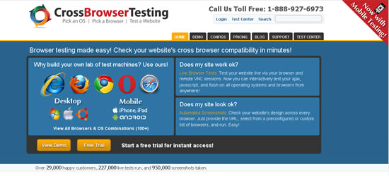 Cross browser testing