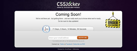 WordPress Plugin – Custom Coming Soon Pages