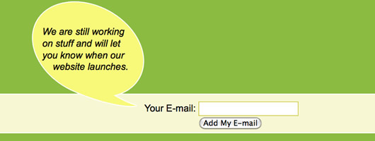 Cool And Free Launch Page With Ajax Newsletter