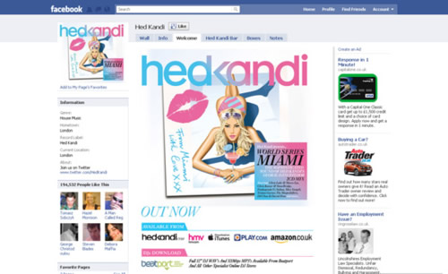 HedKandi Facebook Page